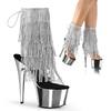 Pleaser - ADORE1017RSF Bottes de plateforme, Pole dance chaussures - Chaussures de pole dance - Couleur argent Product image